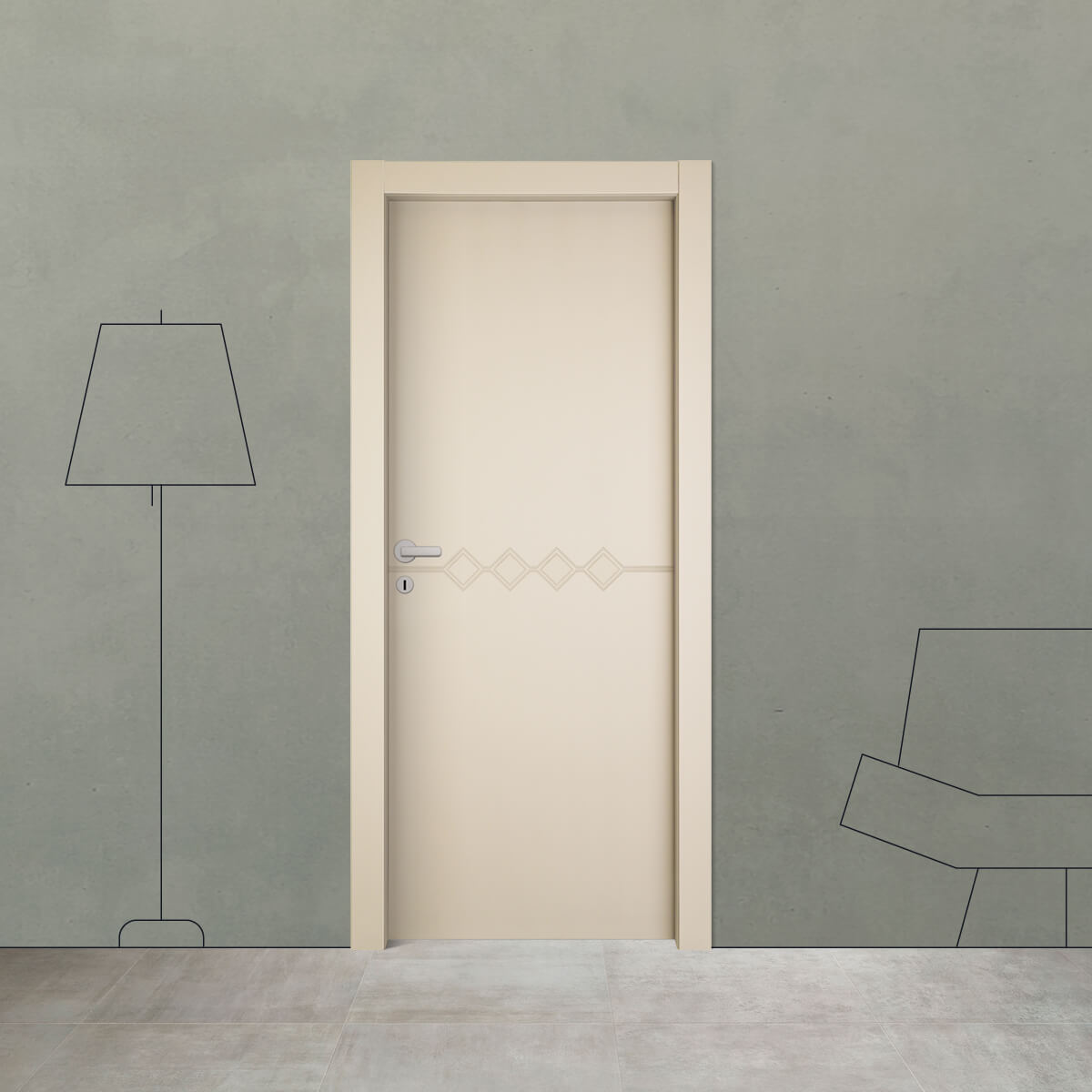 Porta laccata Ro 4